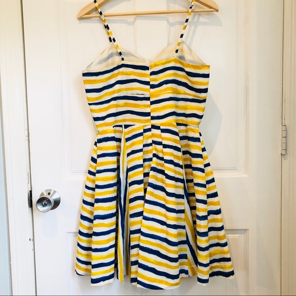 Blue and yellow striped summer dress by Jack - Picture 2 of 7